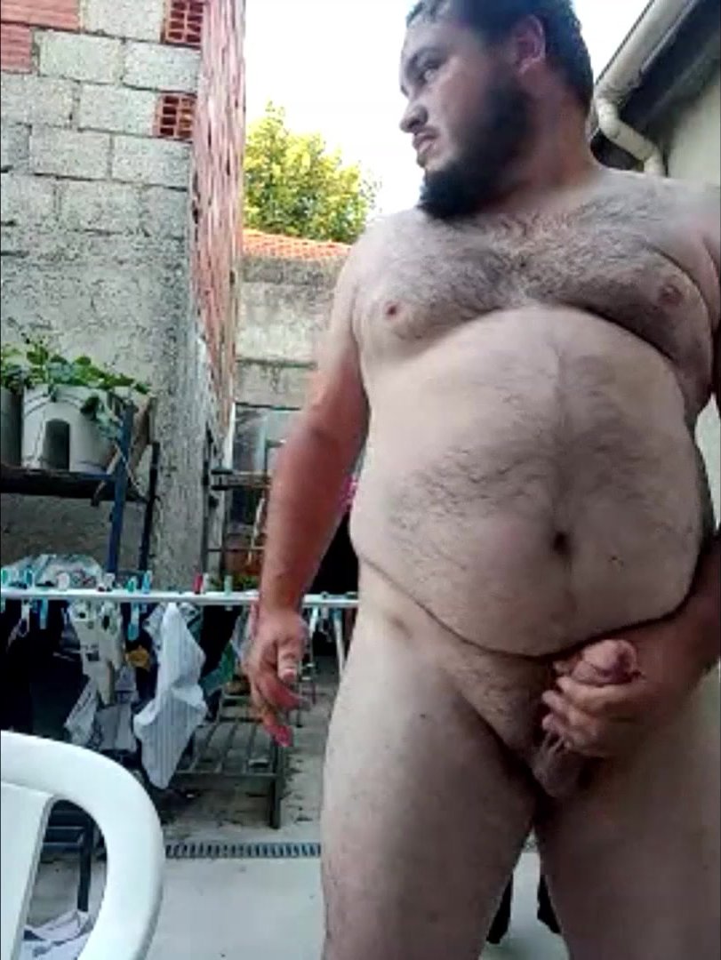 Best of Chubby hairy naked men