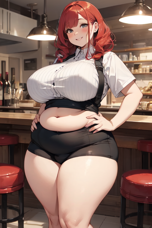 chantal berube add big tits waitress photo