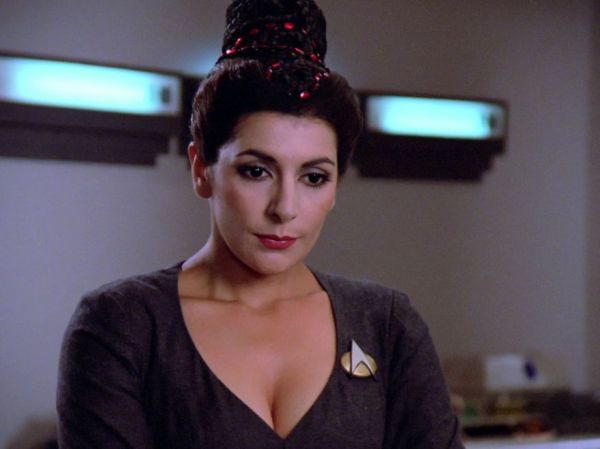 barbara gilliam recommends marina sirtis boobs pic