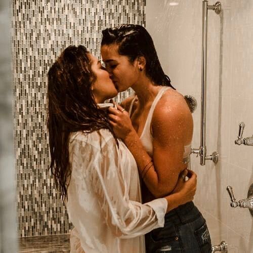 dennis burgard recommends lesbians making out in shower pic