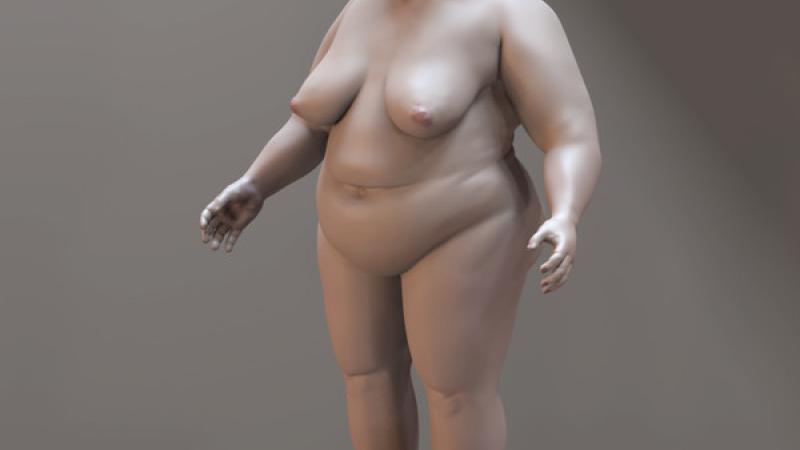 claudette younes recommends nude woman 3d model pic