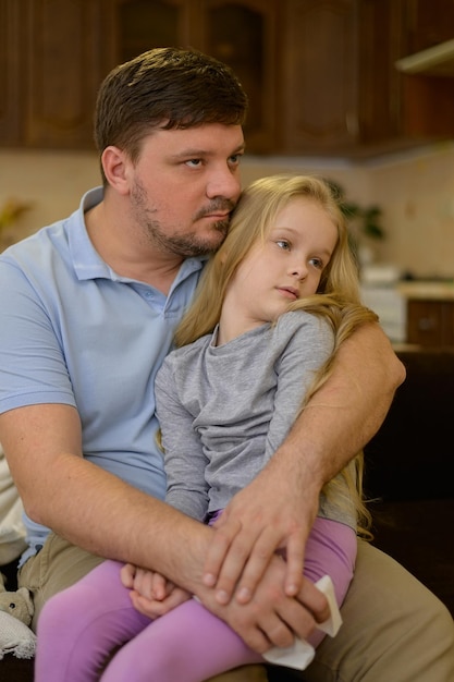 Daughter Sits On Dads Lap on fb