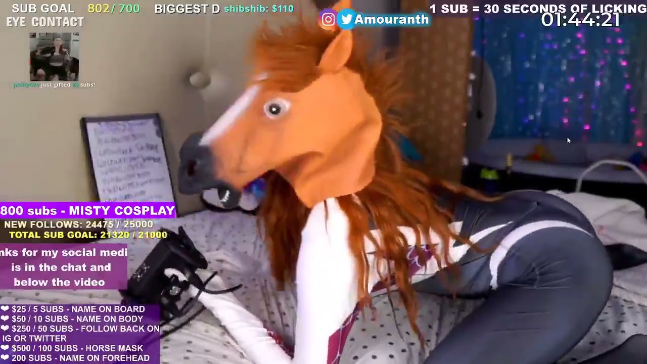 christina lamont recommends Amouranth Bj
