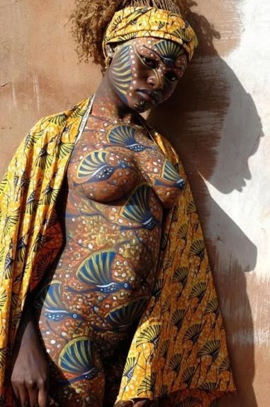 Nude African Goddess sloppy seconds