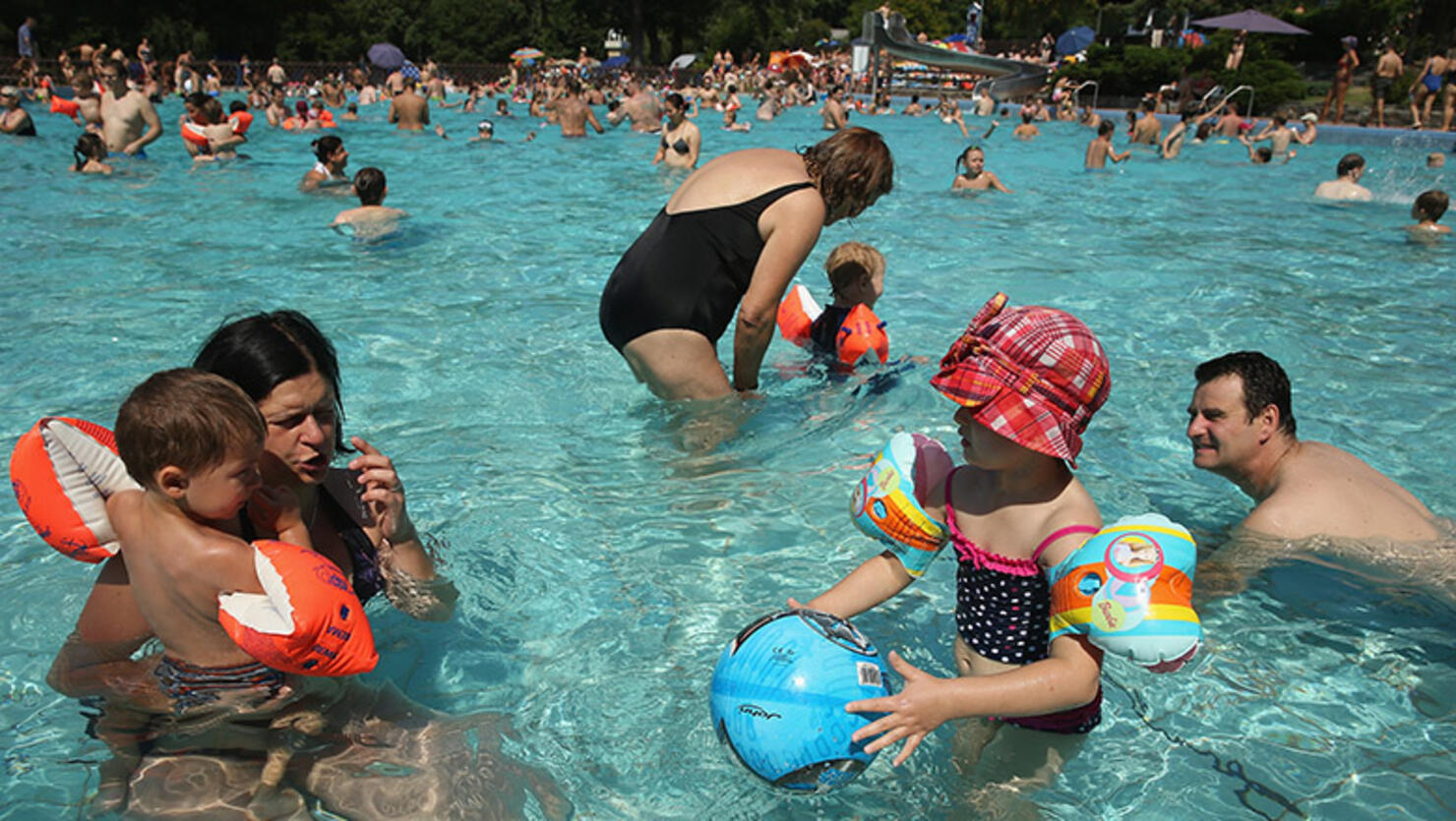 cory ledford recommends nudists at the pool pic