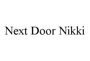 chan yeeleng recommends Next Door Niki