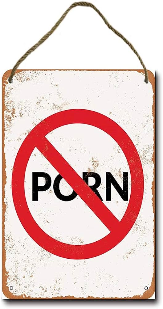 porn no sign