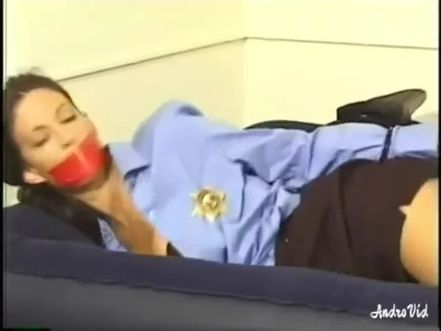 Best of Female cop bound and gagged