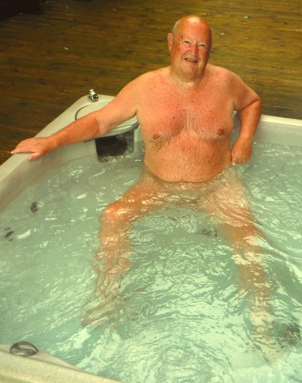 armstrong johnson recommends naked guys in a hot tub pic