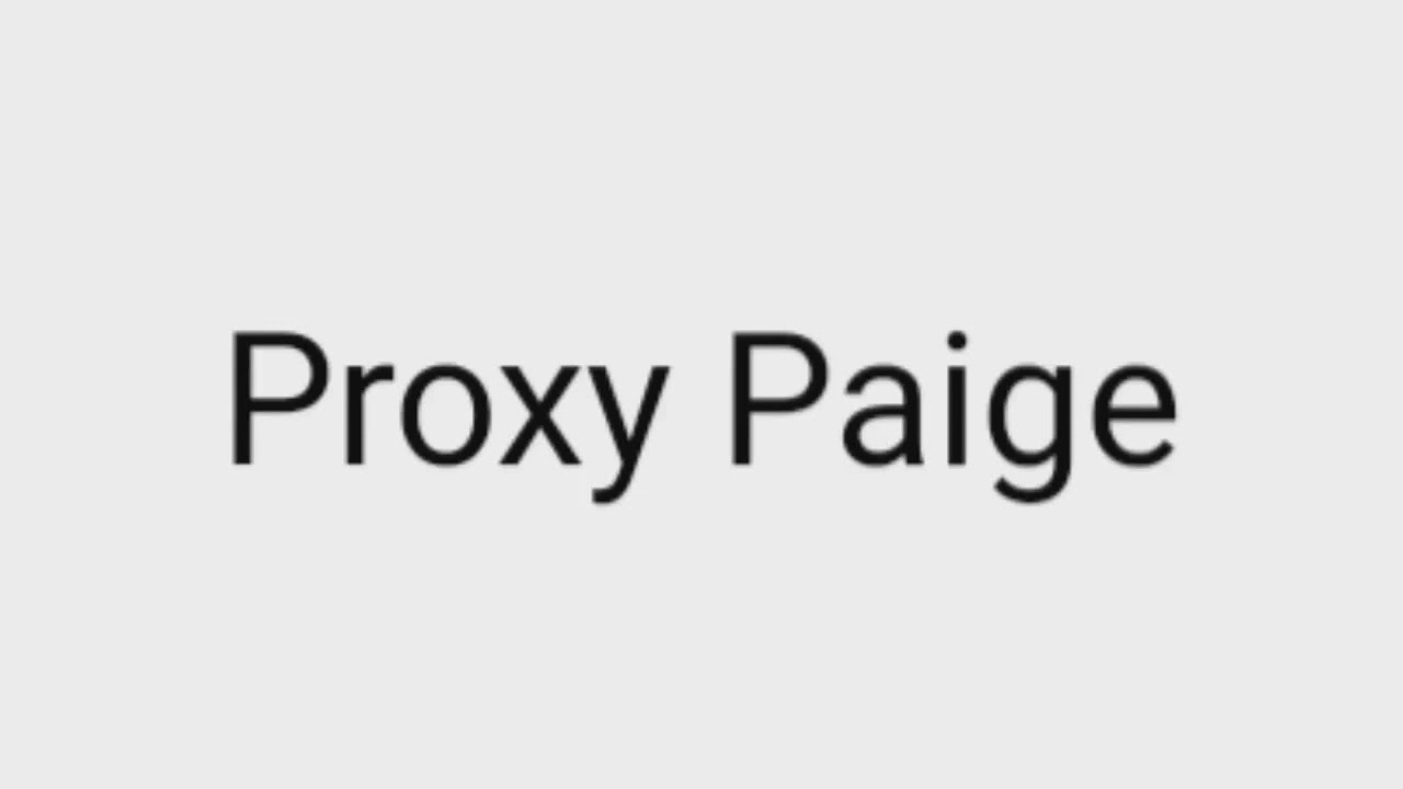 alexandra beaulieu recommends Proxy Paoge