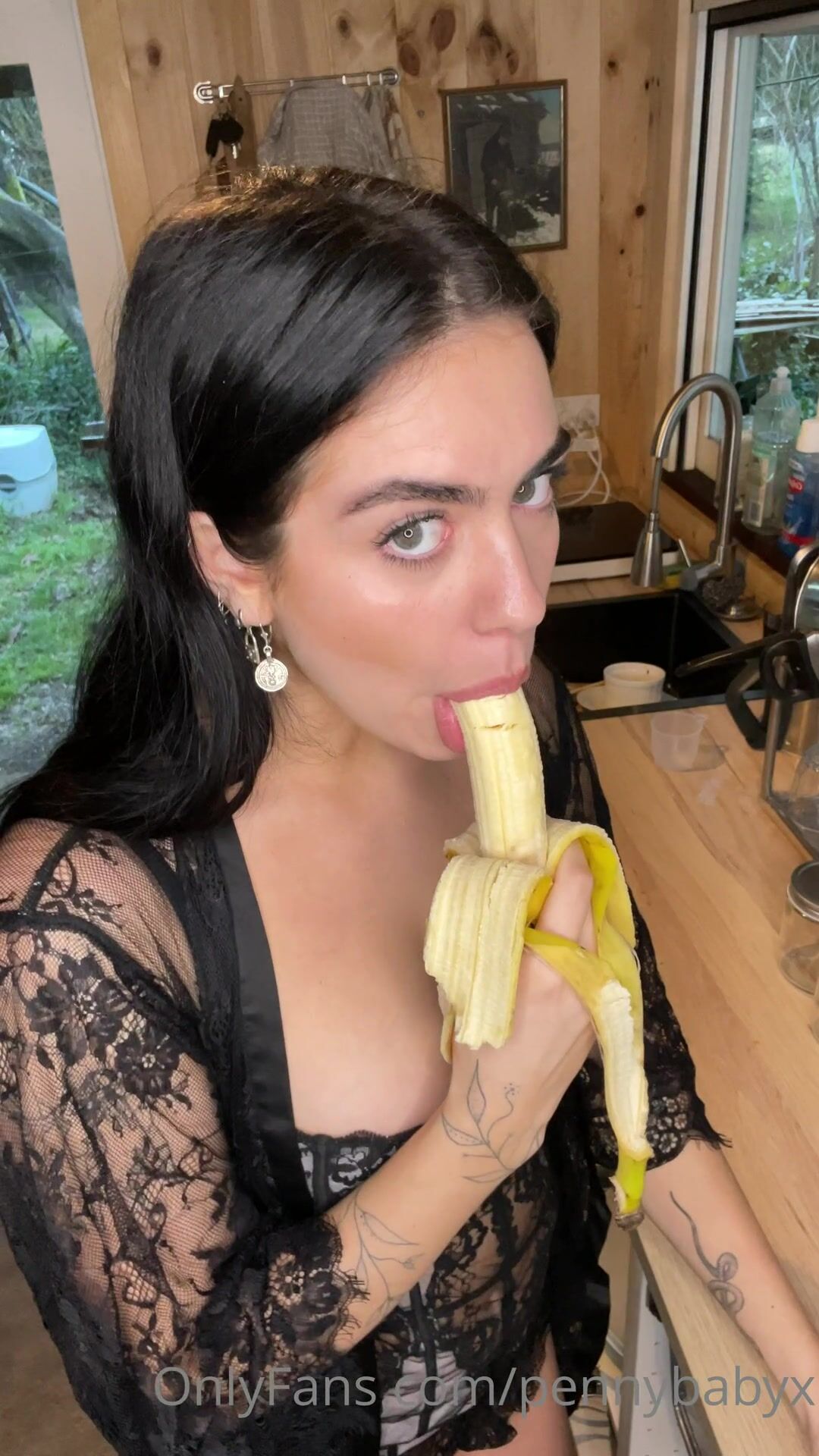Best of Deep throating banana