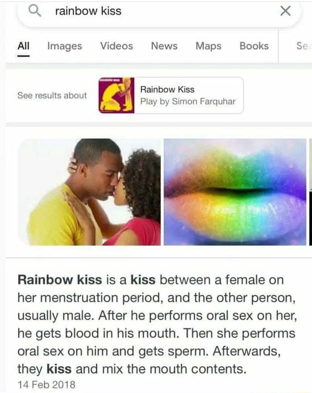porn rainbow kiss