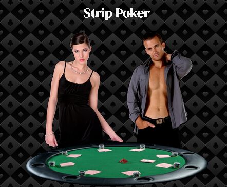 guys playing strip poker