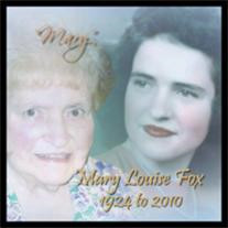 adrienne dow recommends Mary Louise Fox
