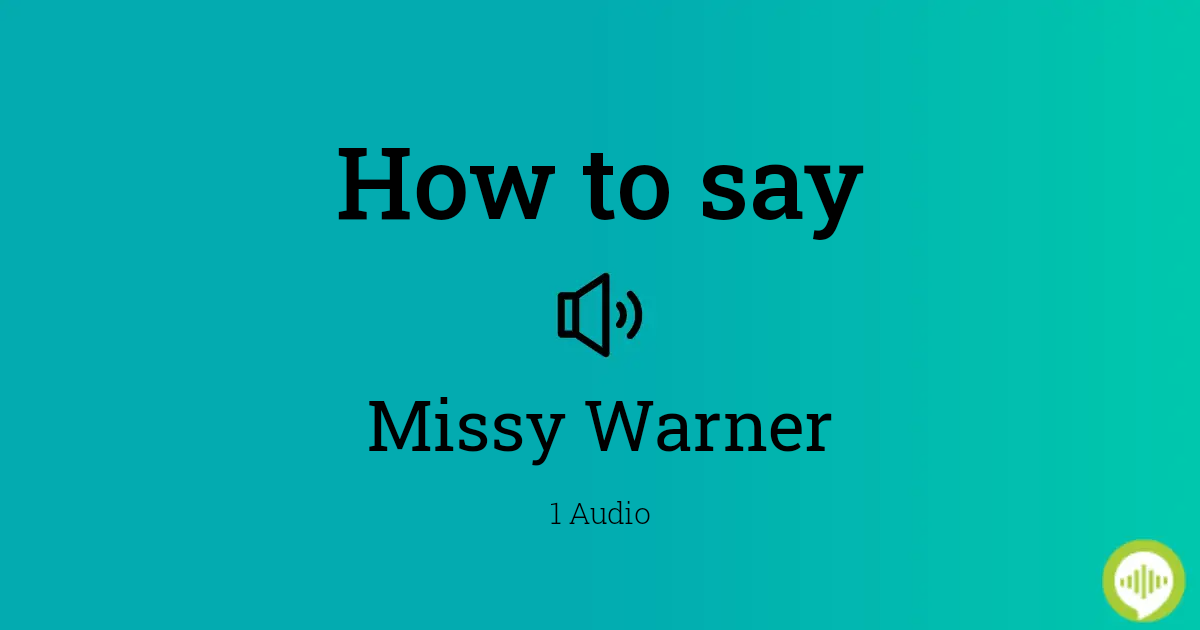 dominic carlucci recommends Missy Warner