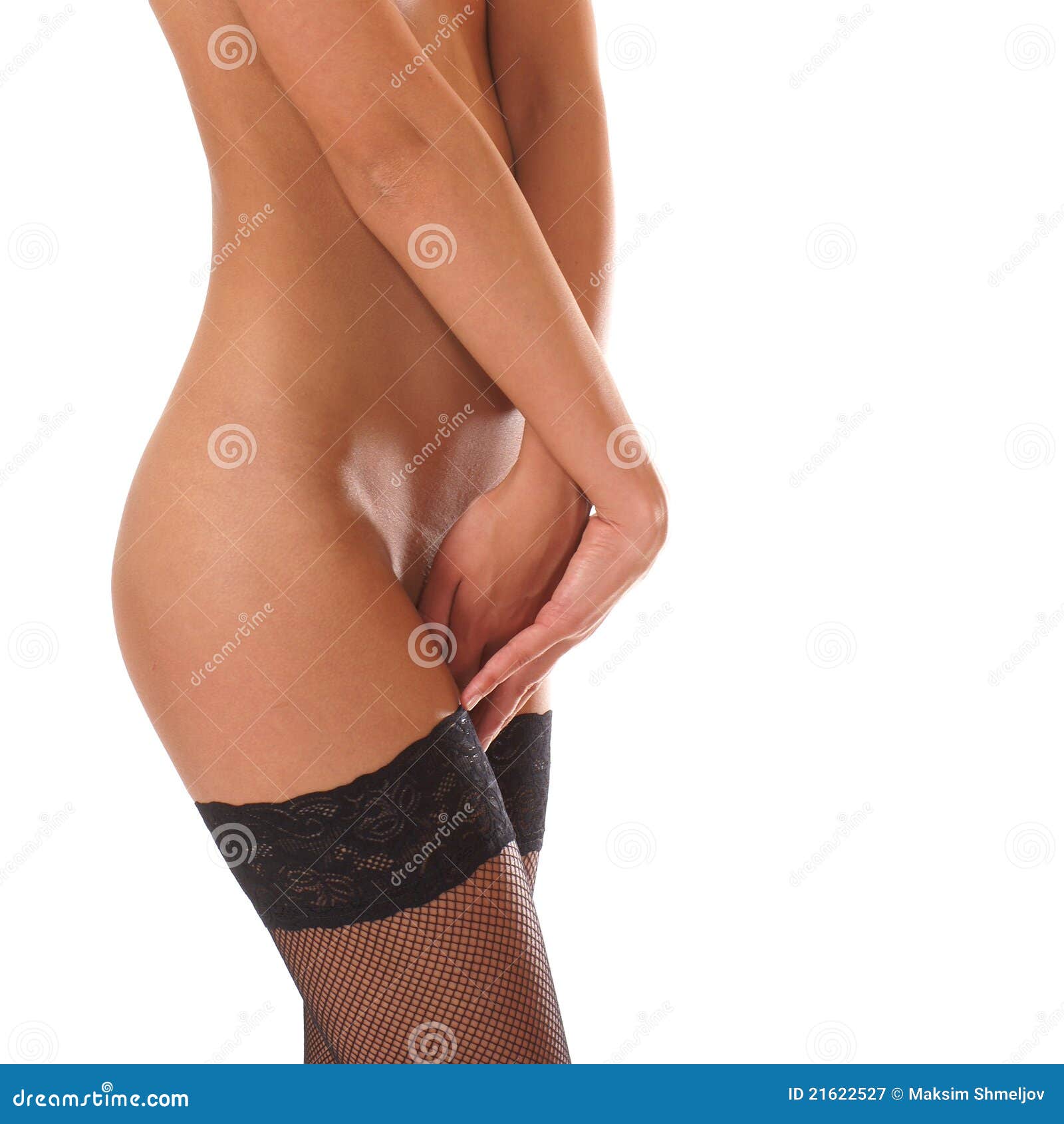 nude women in stockings