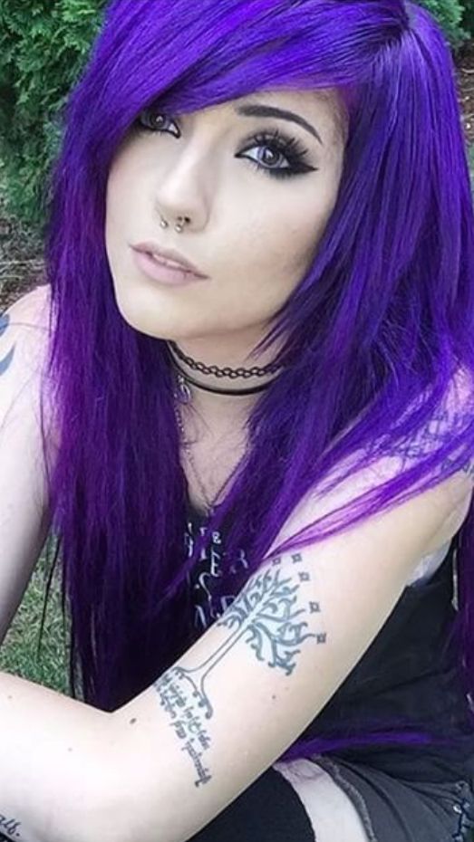 dave jesson share purple hair emo photos