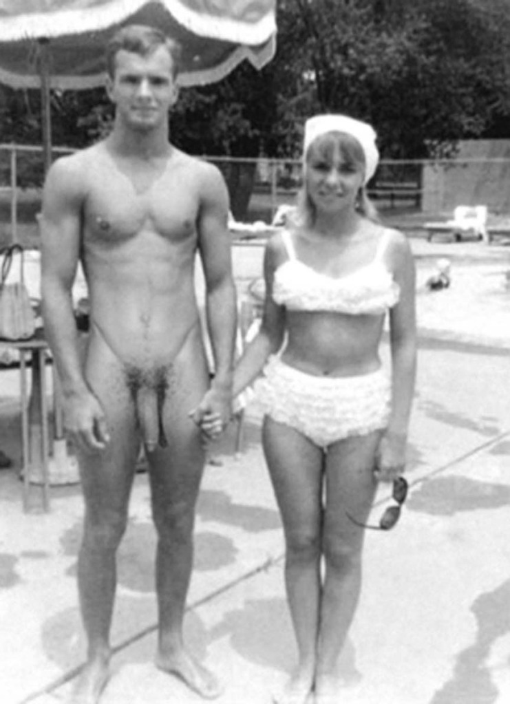 vintage naked swimmers