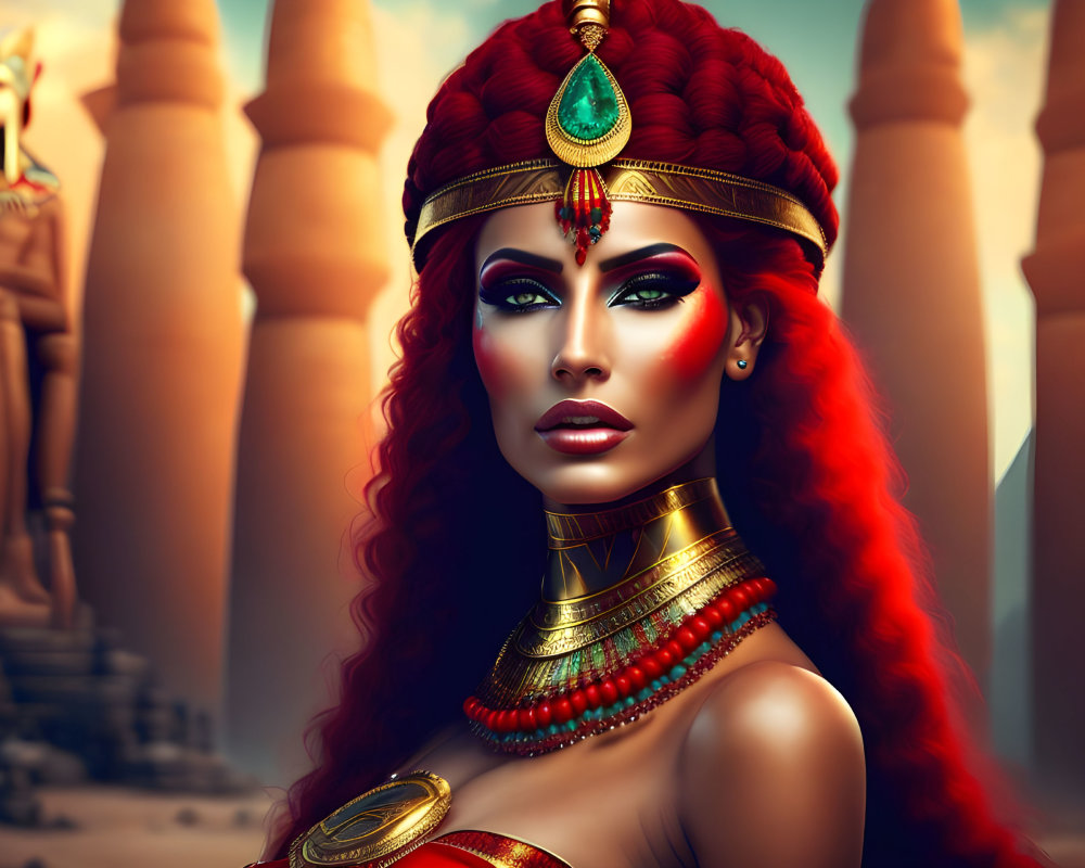 was cleopatra a redhead